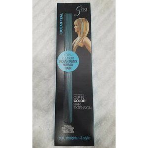 Sultra Ocean Teal Clip In Hair Extension--100% Premium Indian Remy Human Hair